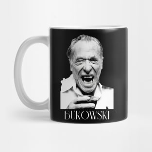 bukowski portrati drinking Mug